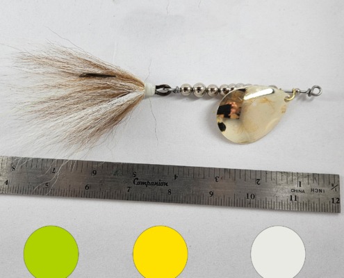 8-in Bucktail Fishing Lures, for Muskie, Pike and Walleye Fishing in Great Lakes Region- BuchesBackwaterBaits.com