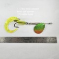 8-in Inline Spinner Fishing Bait, Hand-Made Great Lakes Fishing Lures for Walleye, Muskie, Pike and Big Fish - BuchesBackwaterBaits.com