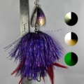10-inch Flashtail Fishing Lures for Big Fish, Hand-Tied Baits, Powder Coated Blades - BuchesBackwaterBaits.com