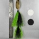 Large, 11-inch Bucktail Fishing Lure for the Great Lakes or Inland Lakes in the Region, Hand-Tied Bait, Various Colors - BuchesBackwaterBaits.com